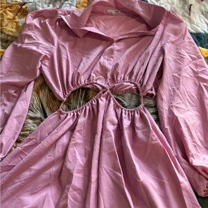 Fashion Nova Vibrant Pink Top